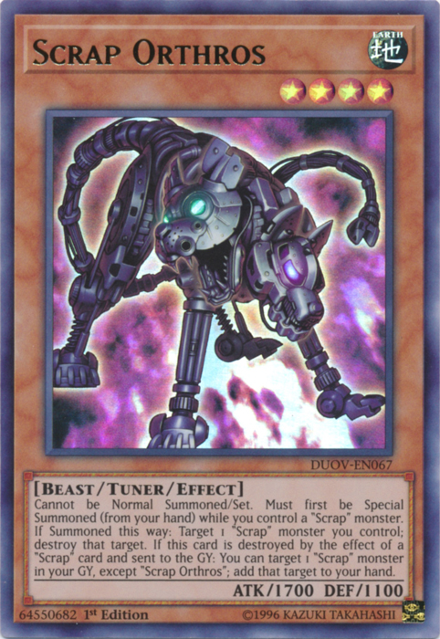 Scrap Orthros [DUOV-EN067] Ultra Rare | Total Play