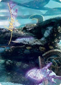 Valki, God of Lies Art Card (Gold-Stamped Signature) [Kaldheim Art Series] | Total Play