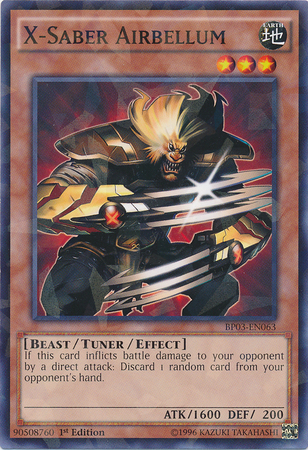 X-Saber Airbellum [BP03-EN063] Shatterfoil Rare | Total Play