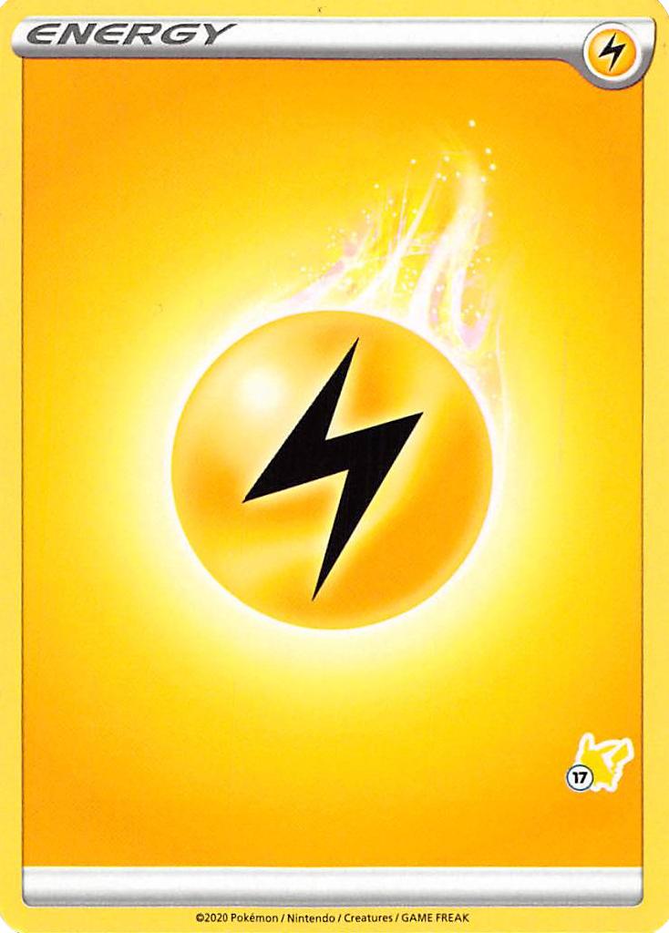 Lightning Energy (Pikachu Stamp #17) [Battle Academy 2022] | Total Play