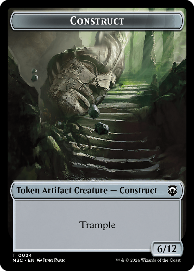 Construct // Myr Double-Sided Token [Modern Horizons 3 Commander Tokens] | Total Play
