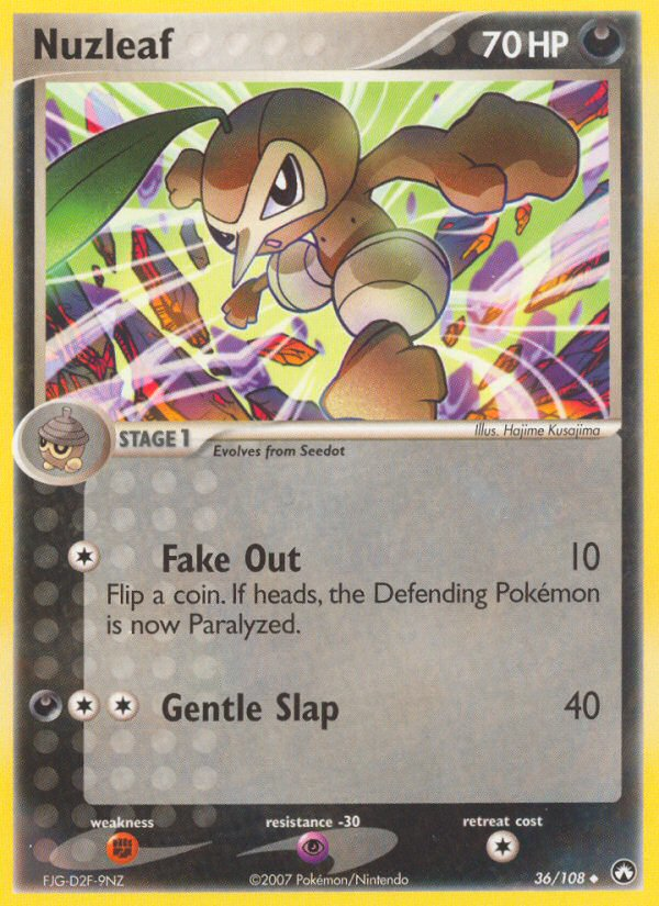 Nuzleaf (36/108) [EX: Power Keepers] | Total Play