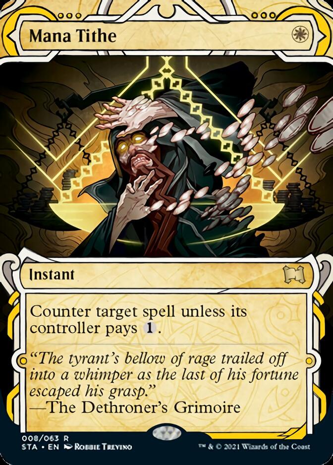 Mana Tithe (Foil Etched) [Strixhaven: Mystical Archive] | Total Play