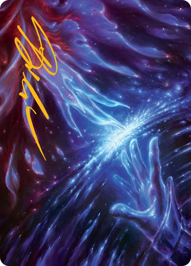 Transcendent Message Art Card (Gold-Stamped Signature) [March of the Machine Art Series] | Total Play