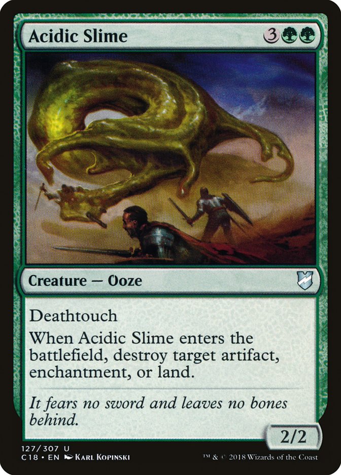Acidic Slime [Commander 2018] | Total Play