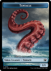 Tentacle // Human (26) Double-Sided Token [March of the Machine Commander Tokens] | Total Play