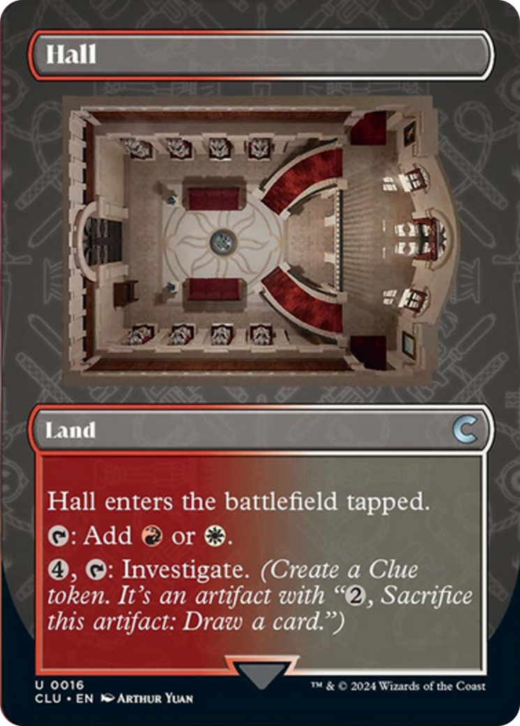 Hall (Borderless) [Ravnica: Clue Edition] | Total Play