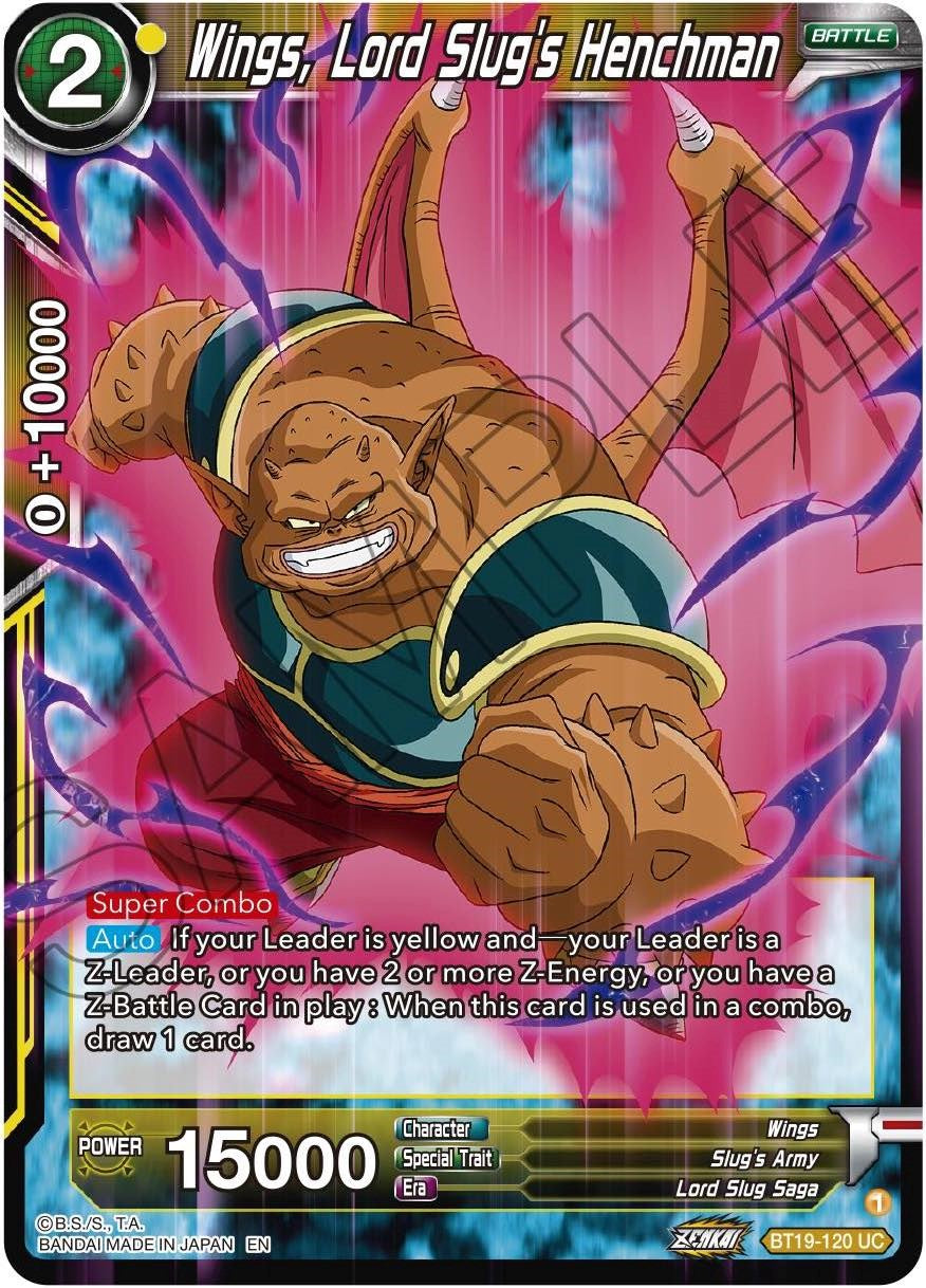 Wings, Lord Slug's Henchman (BT19-120) [Fighter's Ambition] | Total Play