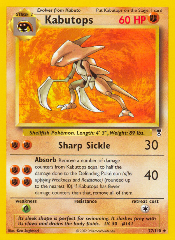 Kabutops (27/110) [Legendary Collection] | Total Play
