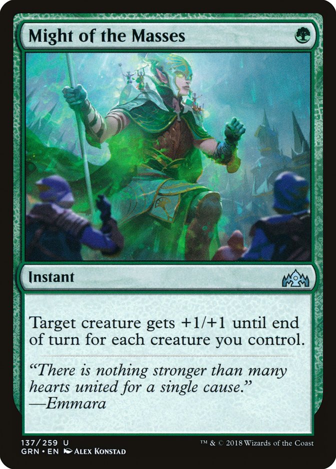 Might of the Masses [Guilds of Ravnica] | Total Play