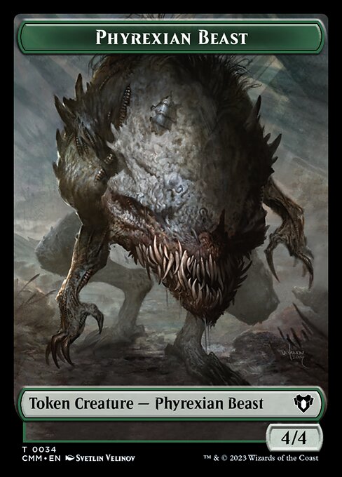 Eldrazi Scion // Phyrexian Beast Double-Sided Token [Commander Masters Tokens] | Total Play