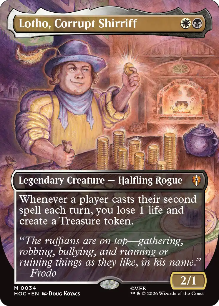 Lotho, Corrupt Shirriff (Borderless) [The Hobbit: Eternal-Legal] | Total Play