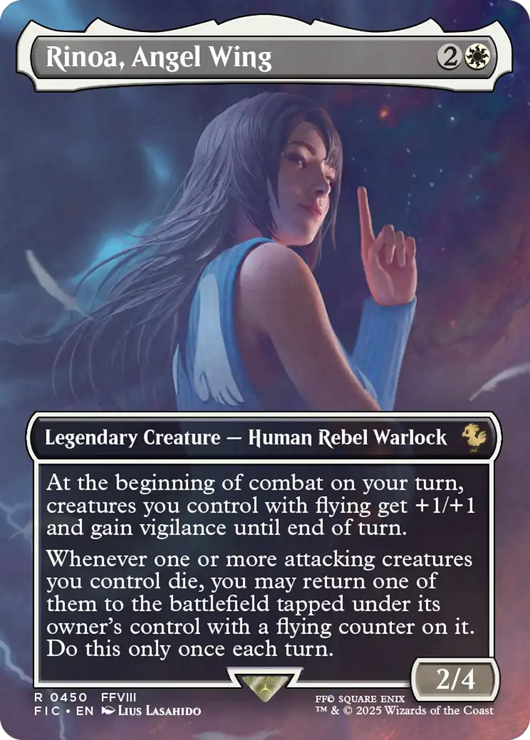 Rinoa, Angel Wing (Borderless) [FINAL FANTASY Commander] | Total Play