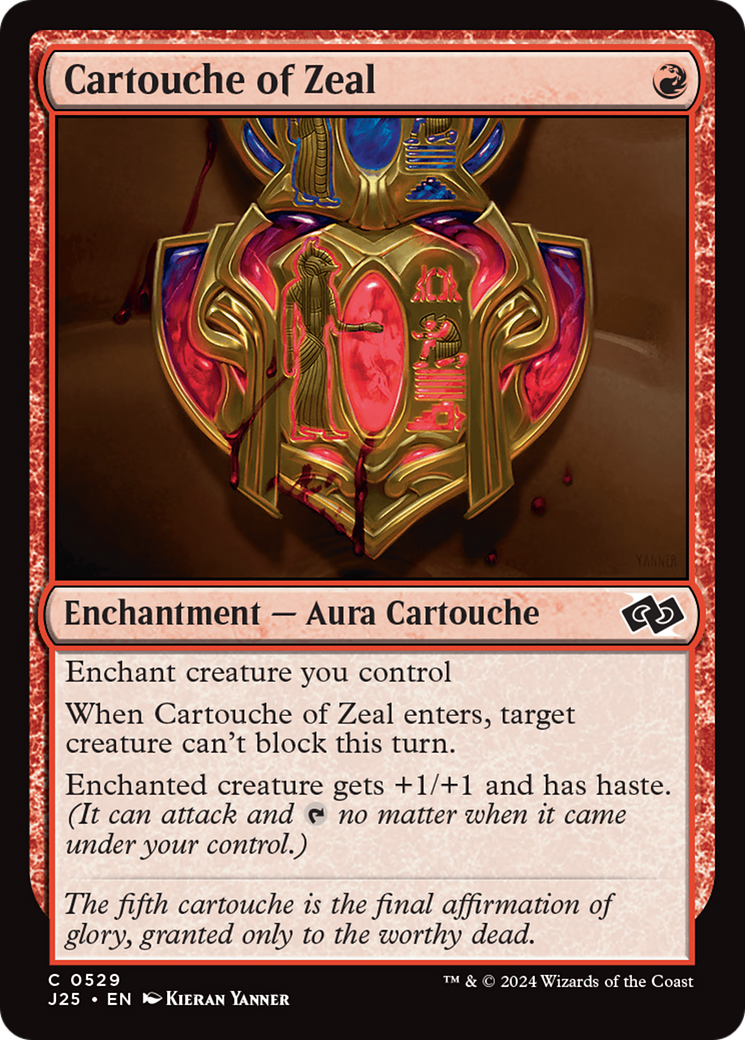 Cartouche of Zeal [Foundations Jumpstart] | Total Play