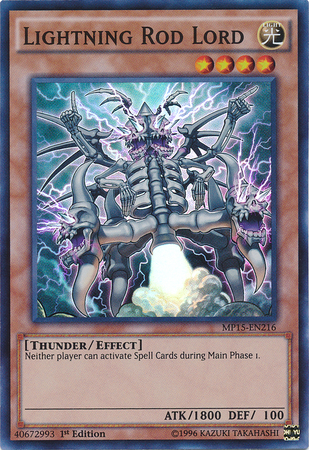 Lightning Rod Lord [MP15-EN216] Super Rare | Total Play