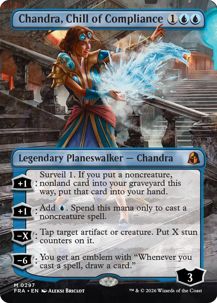 Chandra, Chill of Compliance (Borderless) [Reality Fracture] | Total Play