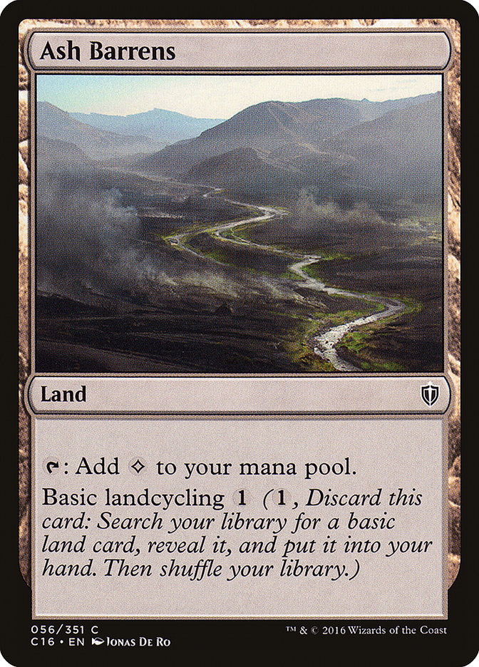 Ash Barrens [Commander 2016] | Total Play