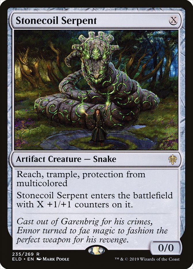 Stonecoil Serpent [Throne of Eldraine] | Total Play