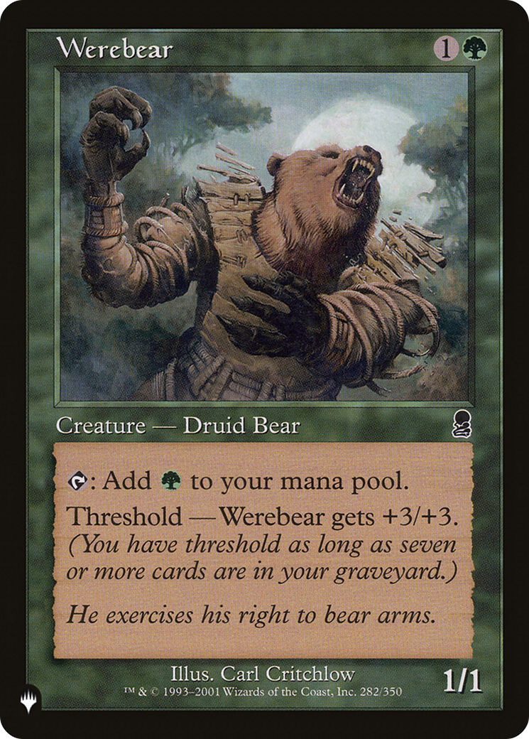 Werebear [The List] | Total Play