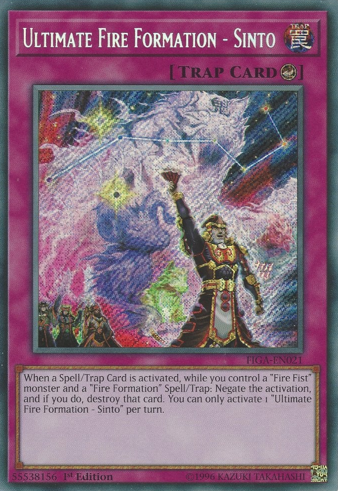 Ultimate Fire Formation - Sinto [FIGA-EN021] Secret Rare | Total Play