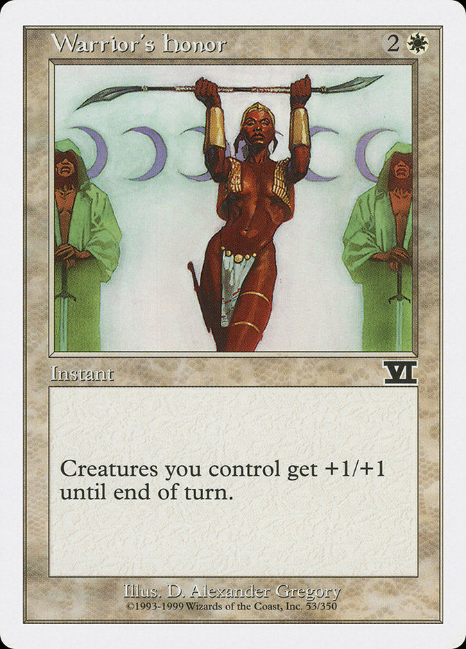 Warrior's Honor [Classic Sixth Edition] | Total Play