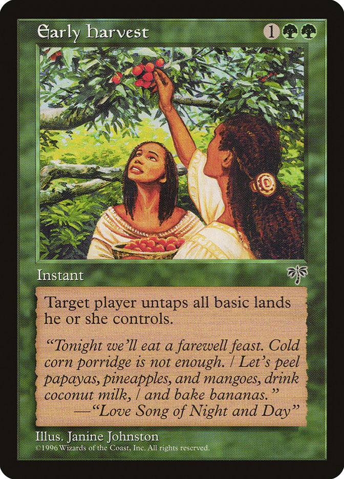Early Harvest [Mirage] | Total Play