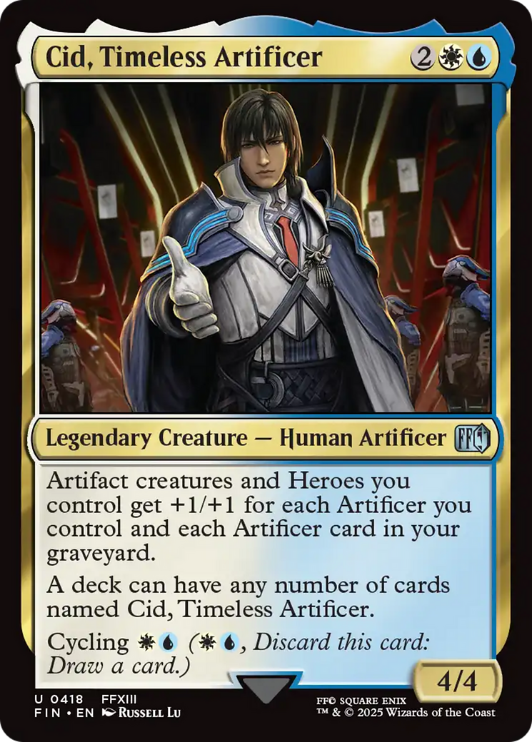 Cid, Timeless Artificer (0418) [FINAL FANTASY] | Total Play
