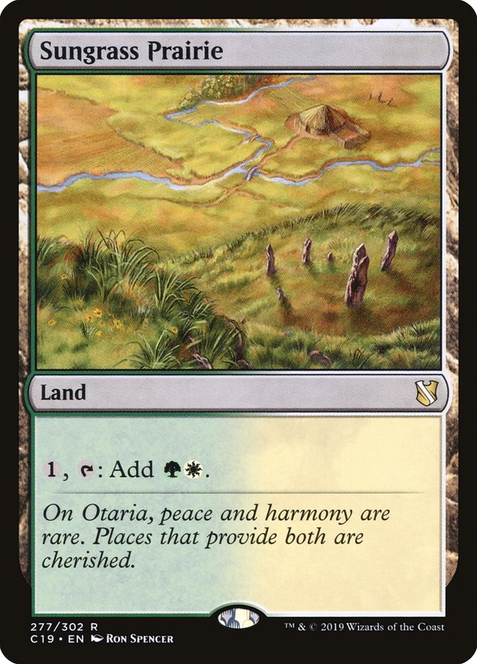 Sungrass Prairie [Commander 2019] | Total Play