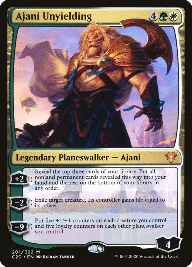 Ajani Unyielding [Commander 2020] | Total Play