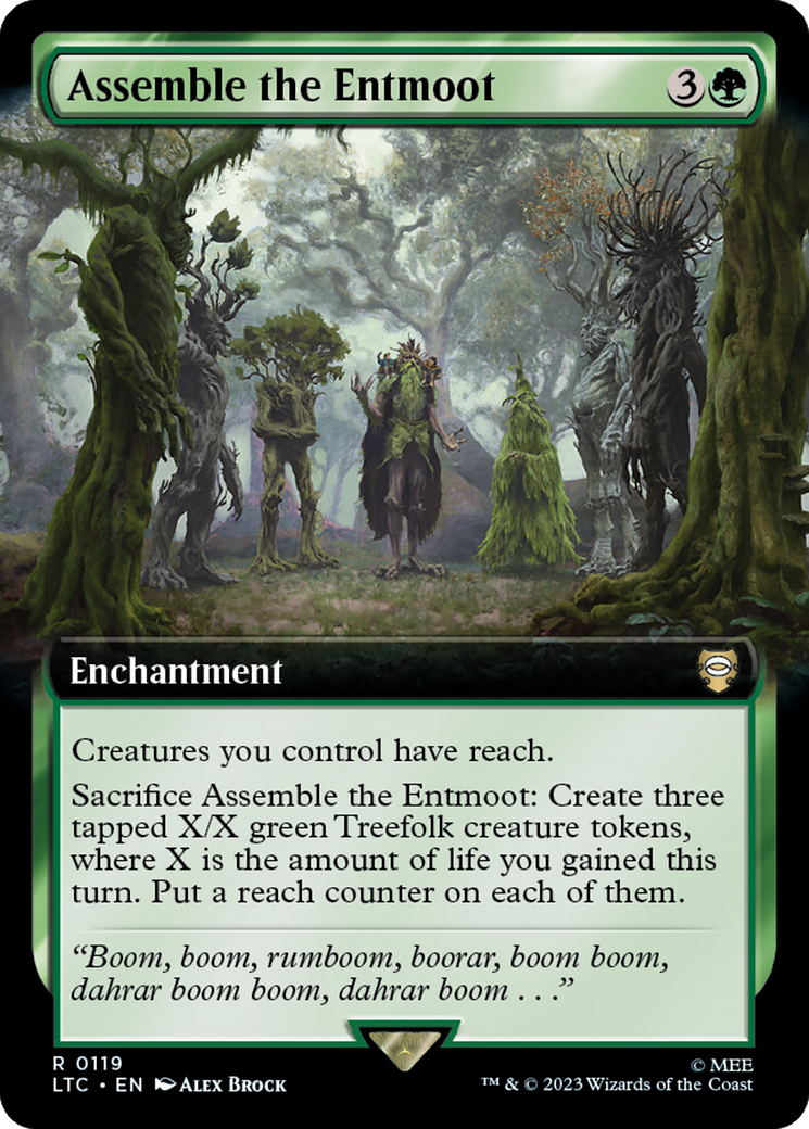 Assemble the Entmoot (Extended Art) [The Lord of the Rings: Tales of Middle-Earth Commander] | Total Play