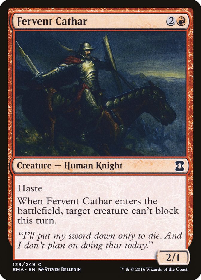 Fervent Cathar [Eternal Masters] | Total Play