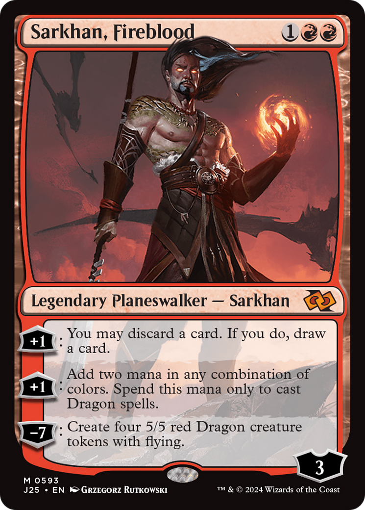 Sarkhan, Fireblood [Foundations Jumpstart] | Total Play