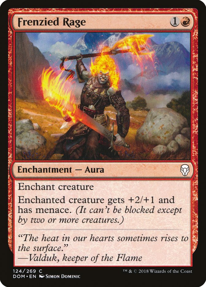 Frenzied Rage [Dominaria] | Total Play