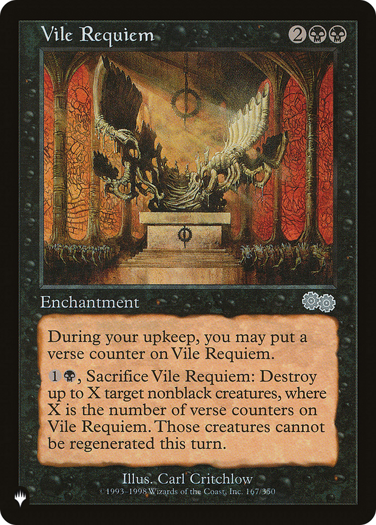 Vile Requiem (USG) [The List] | Total Play