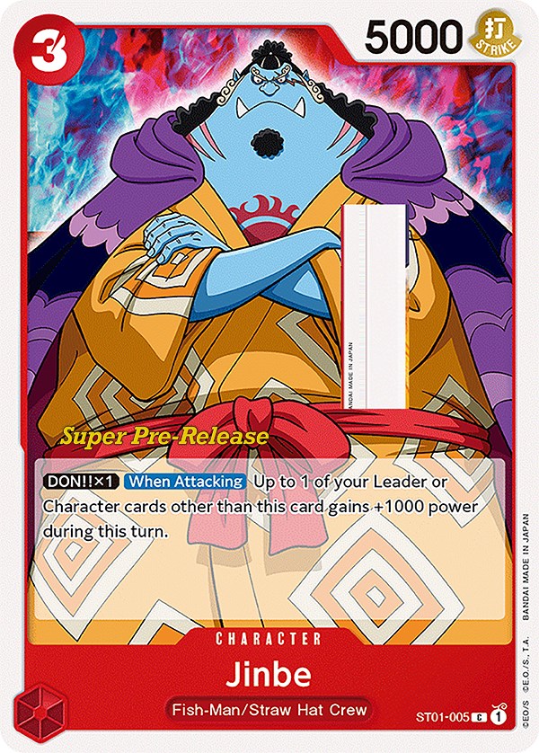 Jinbe [Super Pre-Release Starter Deck: Straw Hat Crew] | Total Play