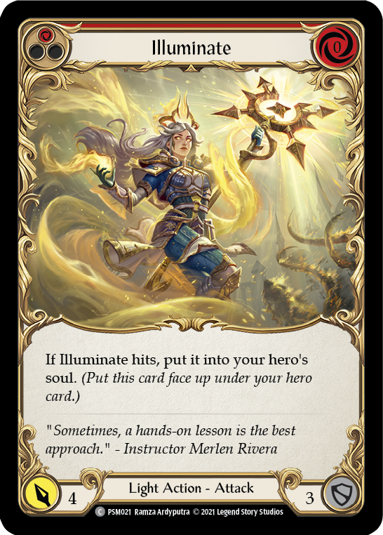 Illuminate (Red) [PSM021] (Monarch Prism Blitz Deck) | Total Play