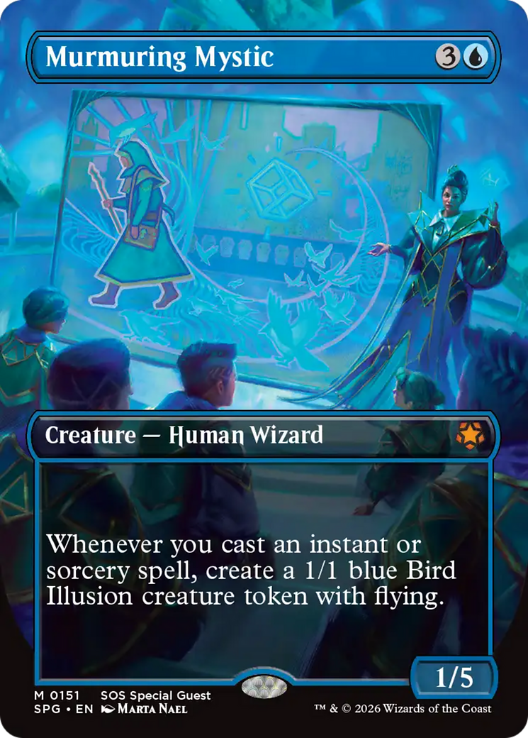 Murmuring Mystic (Borderless) [Secrets of Strixhaven Special Guests] | Total Play