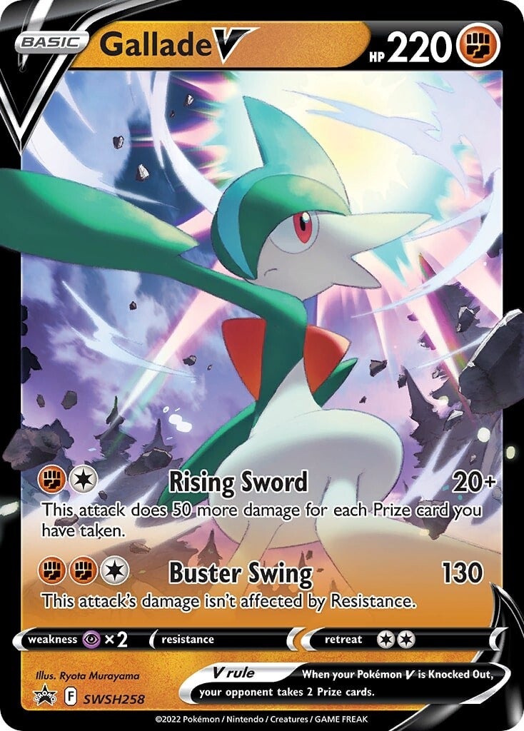 Gallade V (SWSH258) [Sword & Shield: Black Star Promos] | Total Play