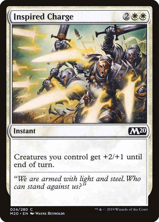 Inspired Charge [Core Set 2020] | Total Play