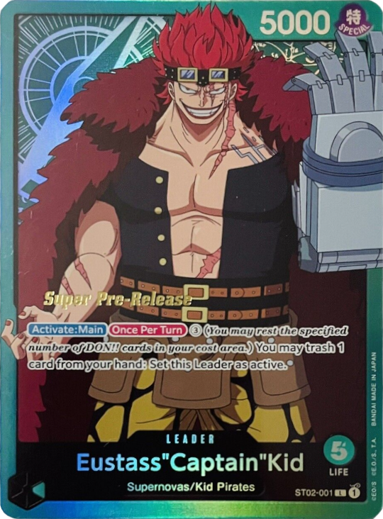 Eustass"Captain"Kid (001) [Super Pre-Release Starter Deck: Worst Generation] | Total Play