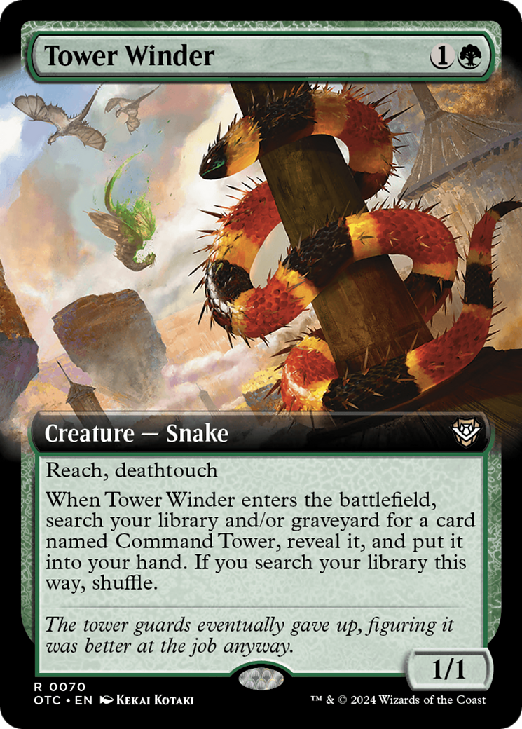 Tower Winder (Extended Art) [Outlaws of Thunder Junction Commander] | Total Play