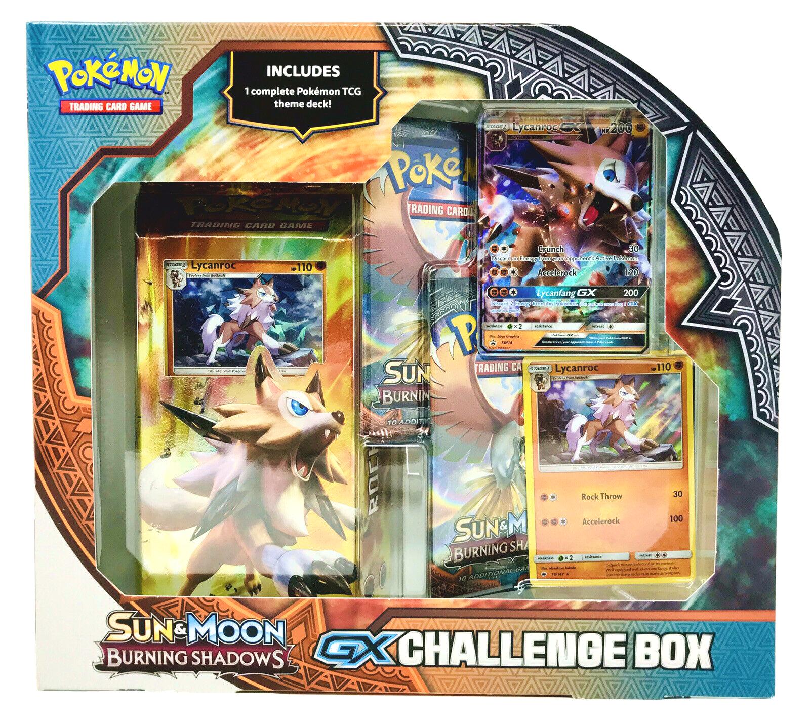 Sun & Moon: Burning Shadows - Challenge Box (Lycanroc GX) | Total Play