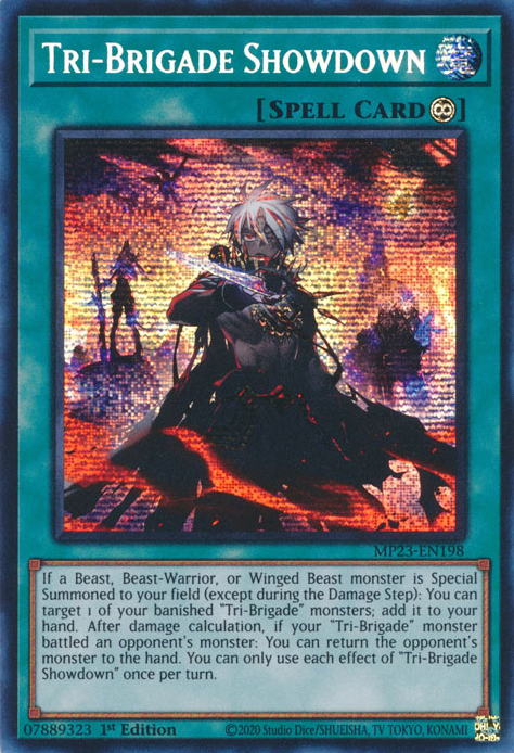 Tri-Brigade Showdown [MP23-EN198] Prismatic Secret Rare | Total Play