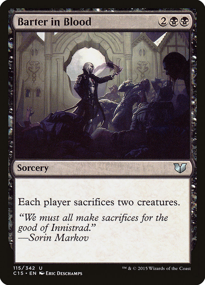 Barter in Blood [Commander 2015] | Total Play