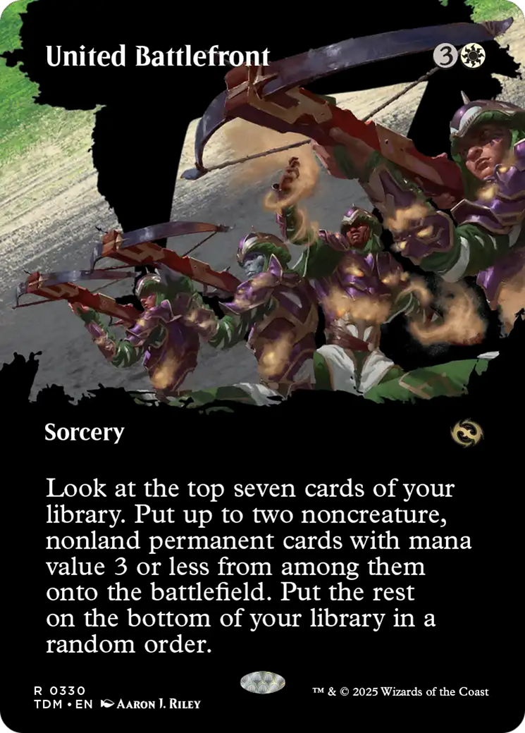 United Battlefront (Borderless) [Tarkir: Dragonstorm] | Total Play