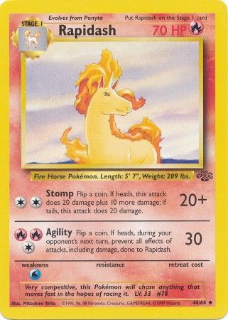 Rapidash (44/64) [Jungle Unlimited] | Total Play