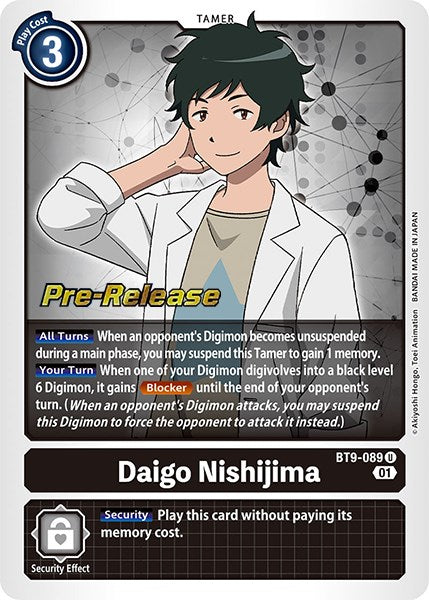 Daigo Nishijima [BT9-089] [X Record Pre-Release Promos] | Total Play