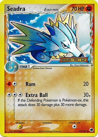 Seadra (37/101) (Delta Species) (Stamped) [EX: Dragon Frontiers] | Total Play