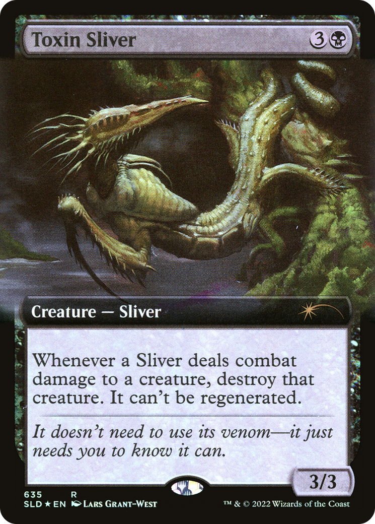 Toxin Sliver (Extended Art) [Secret Lair Drop Promos] | Total Play