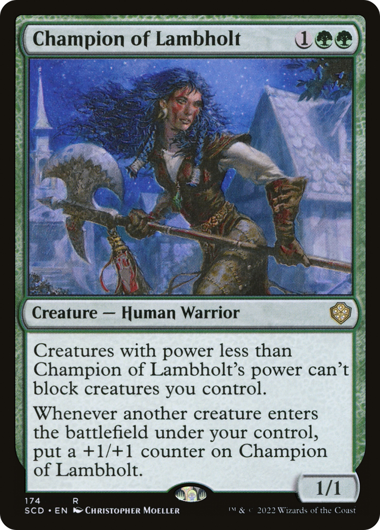 Champion of Lambholt [Starter Commander Decks] | Total Play